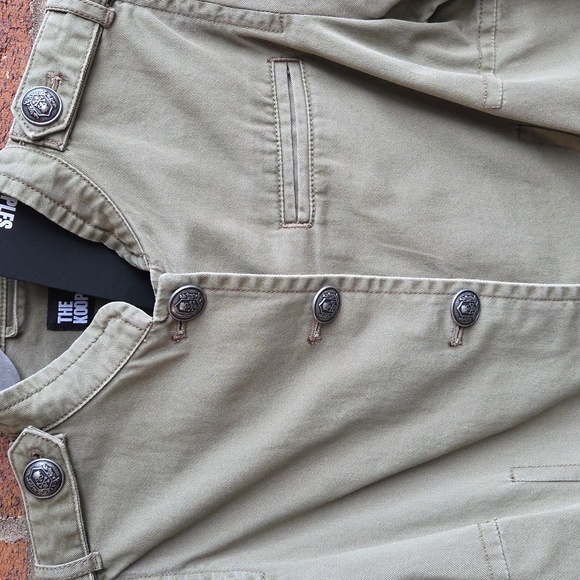 The Kooples Khaki Military Style Jacket - Picture 5 of 13